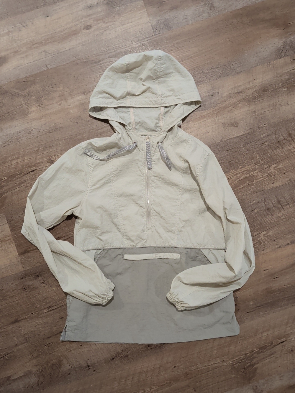 Thread & Supply Cream Lightweight Jacket with Subtle Off-White Tone